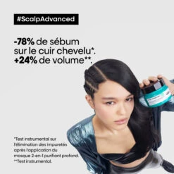 Argile 2-en-1 Scalp Advanced L'Oréal 250ml -Produits Coiffure Boutique 3474637090524 3 94909.1684847763