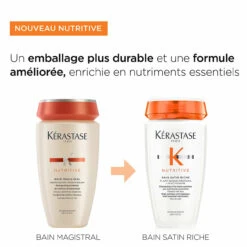 Bain Satin Riche Nutritive Kérastase 250ml -Produits Coiffure Boutique 3474637154943 6 03357.1684847833