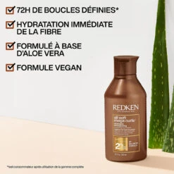 Shampooing All Soft Mega Curls Redken 1000ml -Produits Coiffure Boutique all soft mega. 1 92154.1694677970