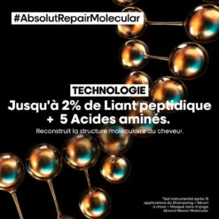 Shampooing Absolut Repair Molecular L'Oréal Professionnel 500 Ml -Produits Coiffure Boutique b7a7ac30 a3e2 4f9c 8d7a f25dbb3a2551 79105.1694081531.1280.1280 72780.1694081968