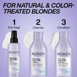 Traitement Blondage High Bright Redken 250ml -Produits Coiffure Boutique high bright 58800.1694764076