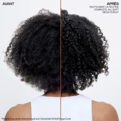 Conditioner All Soft Mega Curls Redken 300ml -Produits Coiffure Boutique rdk7 avant apre s 51702.1684847315